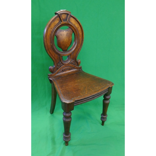 501 - Oak hall chair