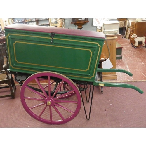 519 - Hand made hand truck made in Bradford 1893 by H C Slingsby 1st truck on their production line.