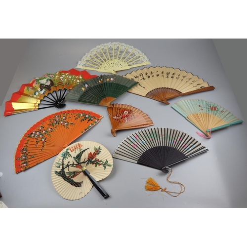 71 - Collection of fans