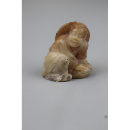 78 - 3 Netsuke style figures