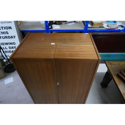 508 - Teak home office - Approx (when closed) W: 84cm x D: x 53cm H: 113cm