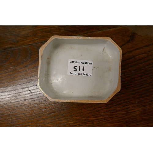 511 - Masons jug wash bowl and soap dish