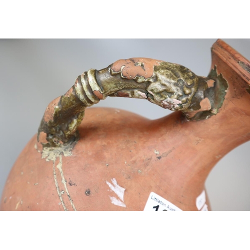 103 - Antique terracotta ewer - Approx. height 37cm