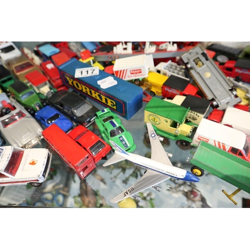 117 - Collection of diecast cars to include Corgi Dinky etc