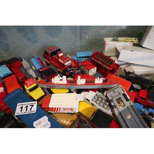 117 - Collection of diecast cars to include Corgi Dinky etc