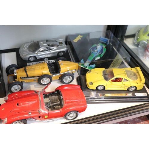 124 - Collection of diecast cars to include Corgi Dinky and boxed examples