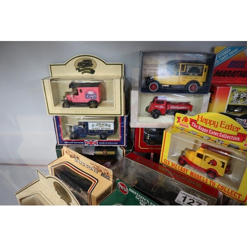 127 - 40 boxed diecast vehicles to include Corgi