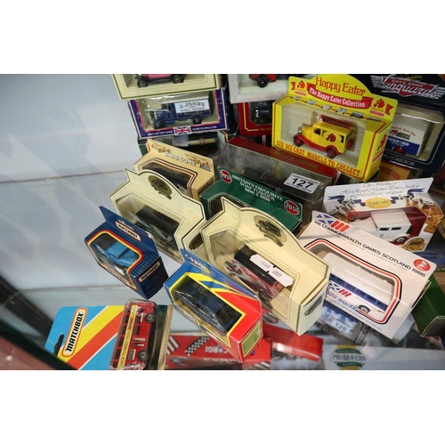 127 - 40 boxed diecast vehicles to include Corgi