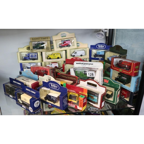 128 - 40 Boxed diecast vehicles