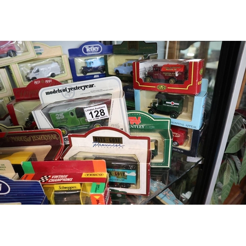 128 - 40 Boxed diecast vehicles