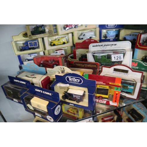 128 - 40 Boxed diecast vehicles