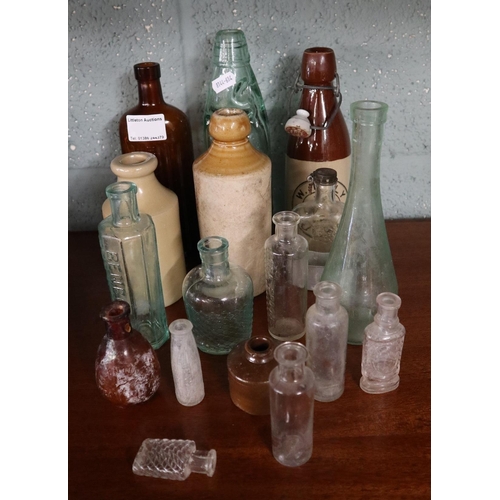 136 - Collection of early bottles