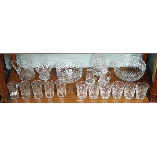 152 - Collection of glass to include Art Nouveau examples