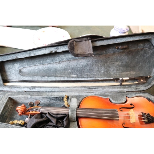 169 - 2 cased violins