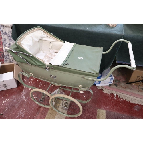 175 - Childs vintage Silver Cross pram