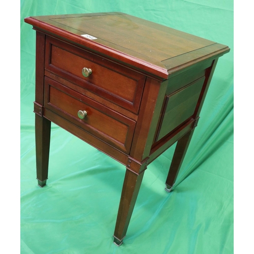 184 - Laura Ashley Cherry Arlington bedside cabinet - Approx. size W:48cm D:45cm H:66cm