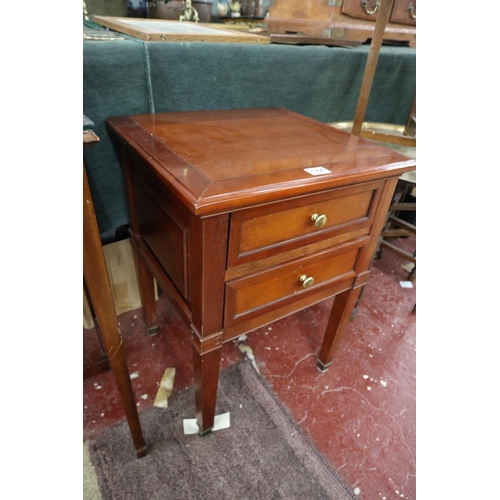 184 - Laura Ashley Cherry Arlington bedside cabinet - Approx. size W:48cm D:45cm H:66cm