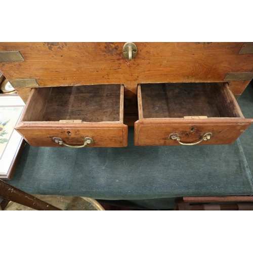 189 - Storage chest with two drawers - Approx. size W:64cm D:40cm H:39cm