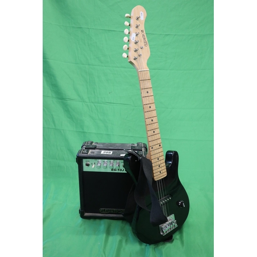 208 - Miniature electric guitar and amp