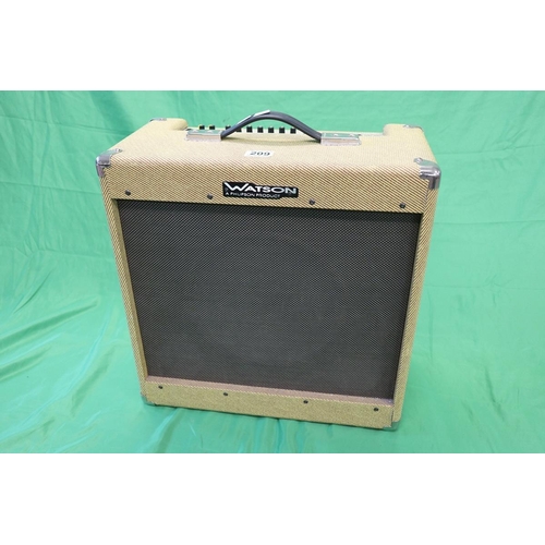 209 - Watson 'Tweed' guitar amplifier