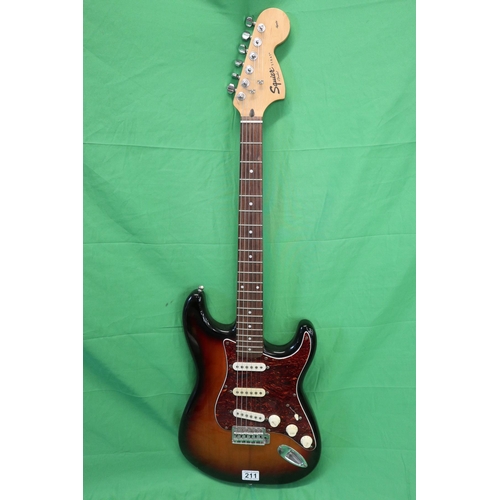 211 - Squire Fender Strat electric guitar