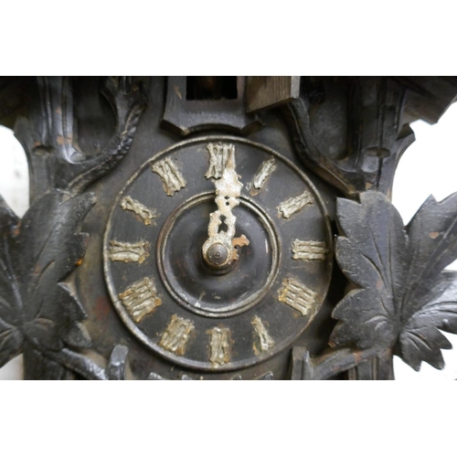 288 - Antique Black Forest cuckoo clock