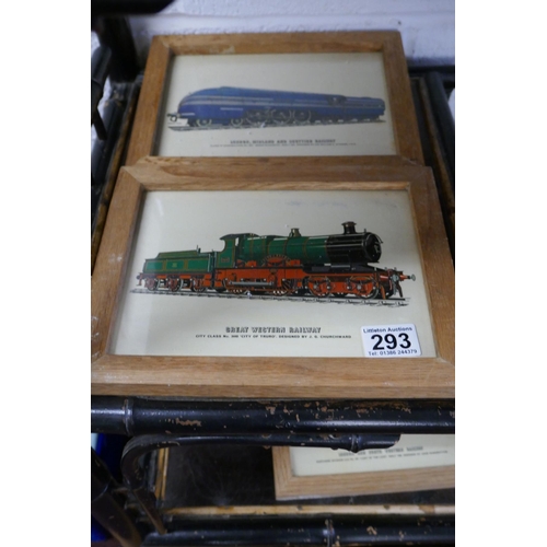 293 - Collection of railway prints