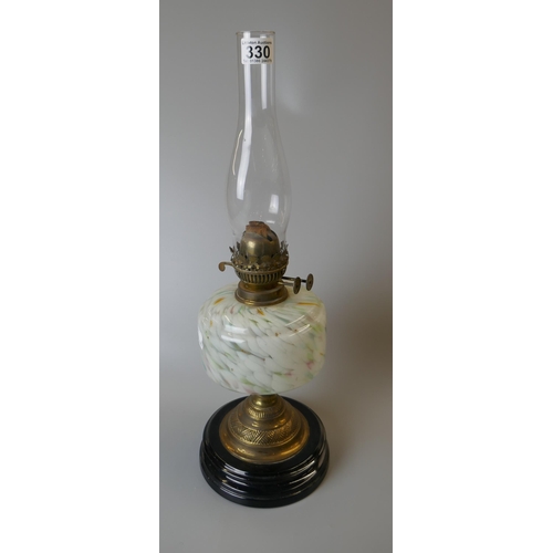 330 - Victorian oil lamp