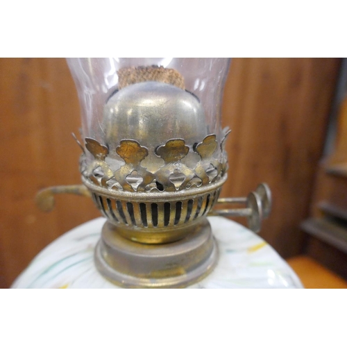 330 - Victorian oil lamp