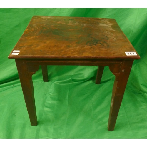 357 - Antique mahogany occasional table