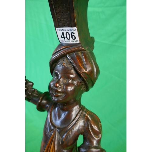 406 - Fine 19thC Italian carved Torchère - Approx. height 90cm