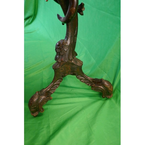406 - Fine 19thC Italian carved Torchère - Approx. height 90cm