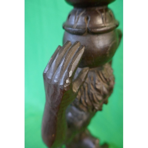 407 - Fine pair of 19thC Italian carved Torchères - Approx. height 92cm