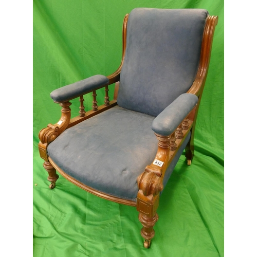 432 - Victorian armchair