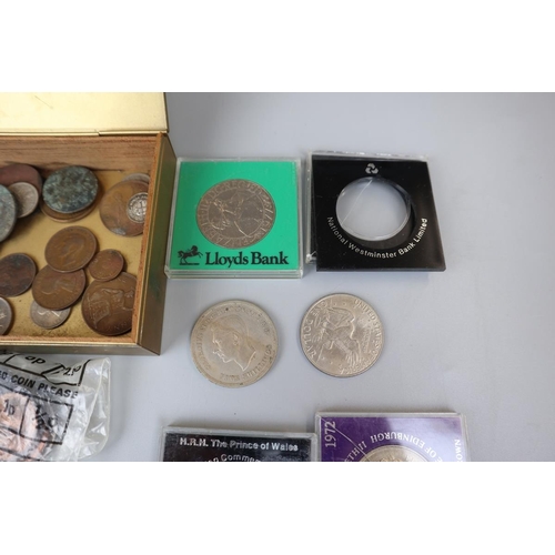 71 - Collection of coins to include silver examples