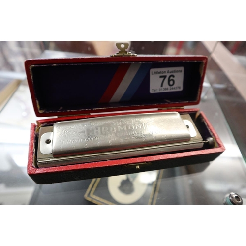 76 - Boxed harmonica