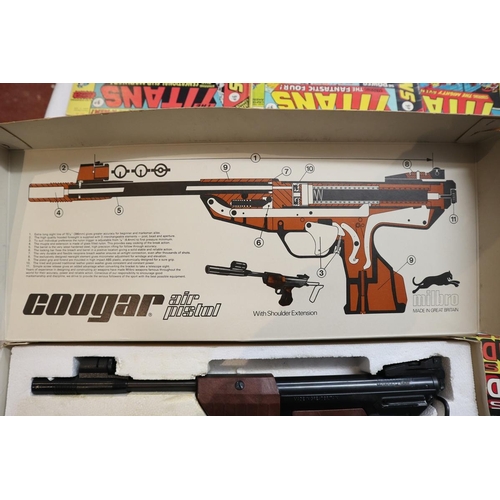 80 - Boxed Milbro Cougar cal.22 Air Pistol with accessories 