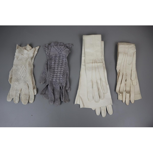 84 - Edwardian evening gloves