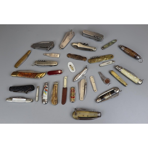 108 - Collection of pocket knives etc