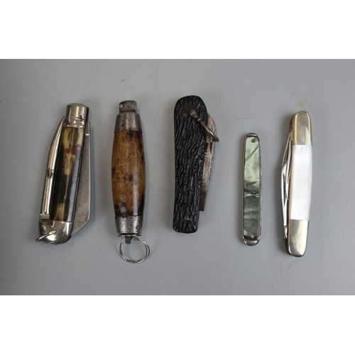 108 - Collection of pocket knives etc