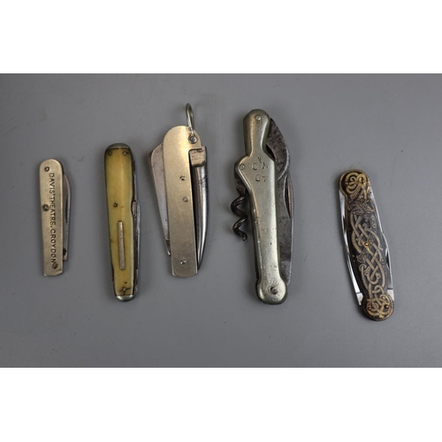 108 - Collection of pocket knives etc