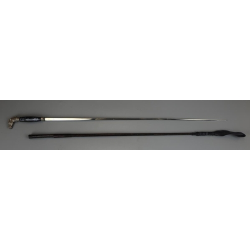 120 - Riding crop sword stick marked Toledo