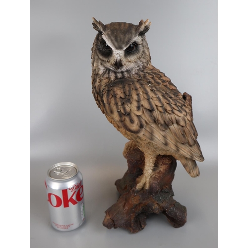 139 - Well modelled owl figure - Approx height 36cm