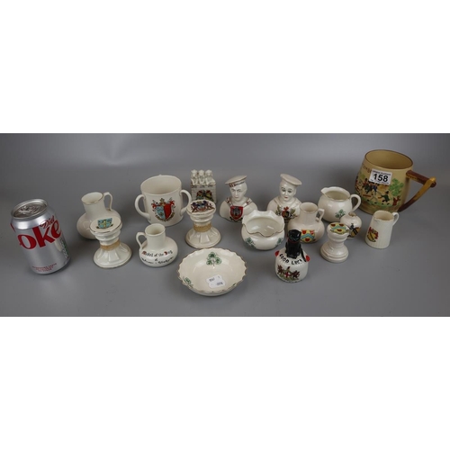 158 - Collection of W.H Goss, Carlton ware etc