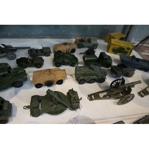 159 - Collection of diecast military vehicles to include Corgi and Dinky