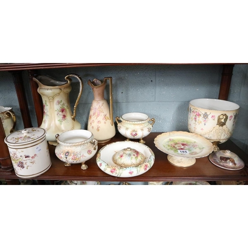 185 - Collection of assorted Crown Devon