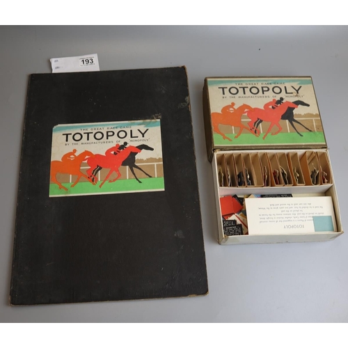 193 - Vintage board game - Totopoly