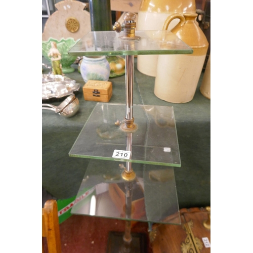 210 - Antique adjustable shop display stand