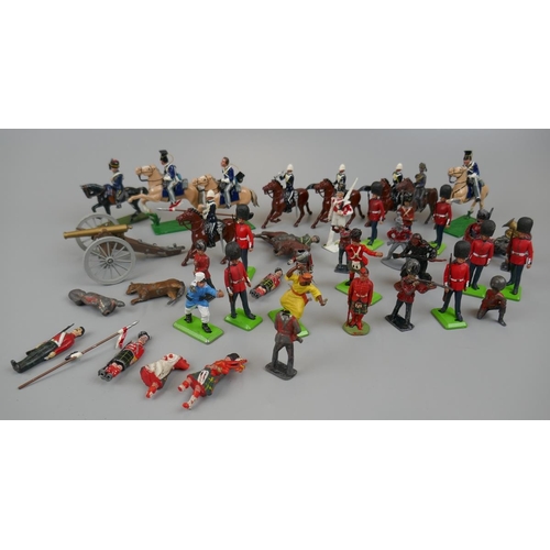 235 - Collection of lead figures