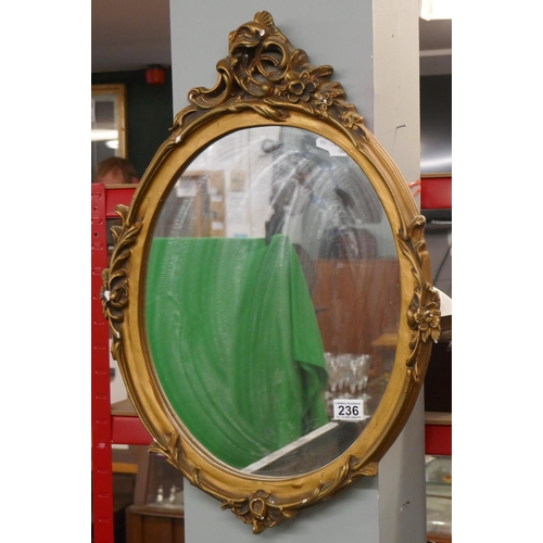 236 - Gilt framed mirror